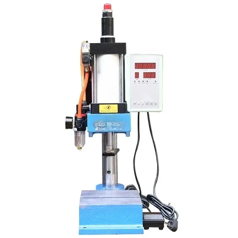 Pneumatic Punch Single Column Press with Controller Adjustale Microcomputer Solenoid Valve
