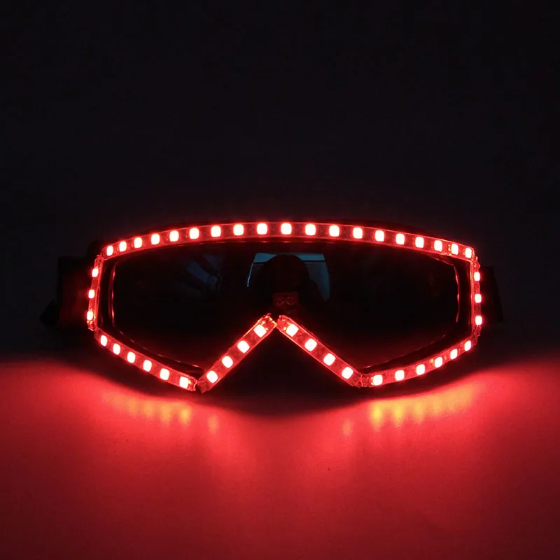 

Fluorescence Goggles Luminous Light Up Glasses Glowing Glasses Men Women Dance DJ Bar Props Stage Performence Supllies