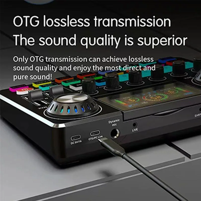 High-Performance USB Microphone & Sound Card Combo: U87 Gold + F668 for Voice-Over, Gaming, Audio Mixing