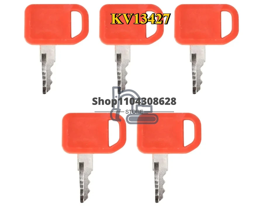 

5 шт. ключи зажигания JDS T209428 KV13427 для мини-погрузчика 260 280 313 315 318D 332 332D 332E CT322 CT332 323D 323E