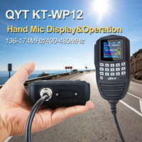 QYT KT-WP12 Walkie Talkie VHF UHF 70CM 2M 200Ch 25W Dual Band Mini Amateur Ham Mobile FM Radio VOX Scrambler Hand Mic Operation