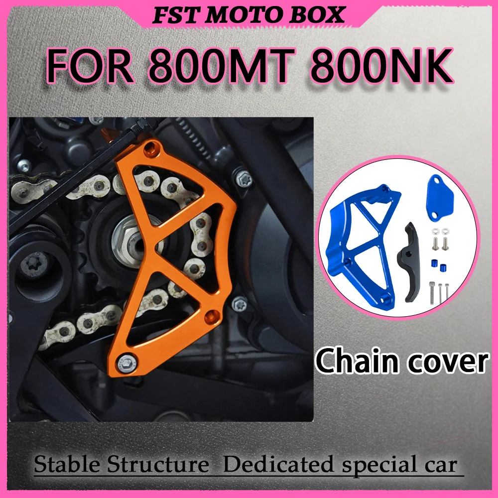 FOR Spring Breeze 800MT 800NK CNC Aluminum Alloy Chain Guard Chain Sprocket Cover Front Sprocket Cap Dust Mud Proof Modification