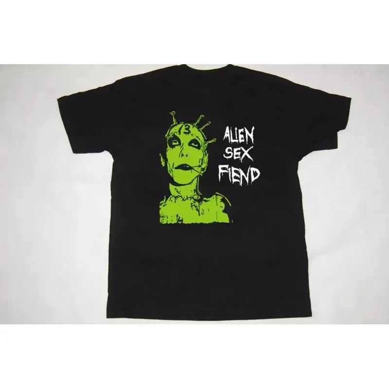 Alien Sex Fiend Black T Shirt Cotton Full Size OM541
