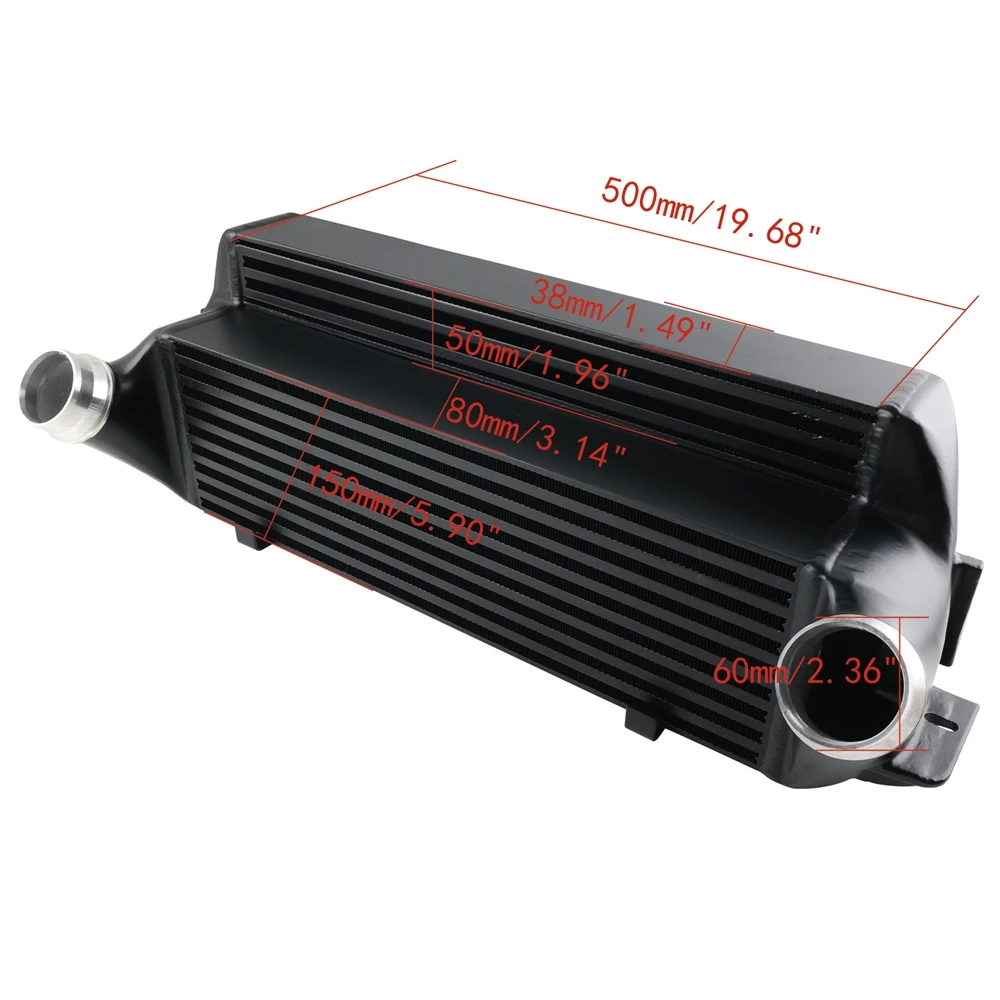 Plate-and-Bar Intercooler Replacement EVO II for BMW 1/2/3/4 Series F20 / F22 / F32 / F34 / F36 (118i / 125i / 228i / 328d)