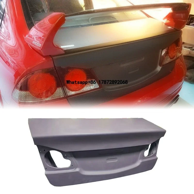 

2007-2011 for Type-R FD2 OEM-Style Aftermarket Rear Trunk Lid Original Fit Design Boot Lid Body Parts
