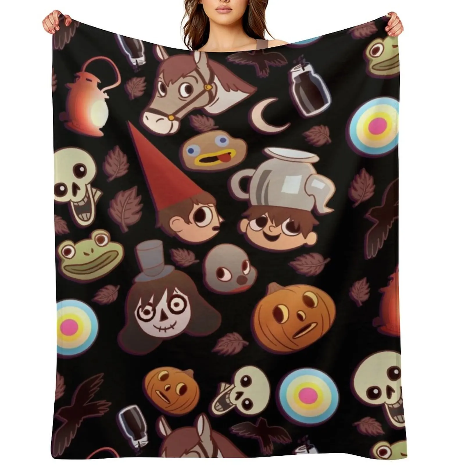 

Over the Garden Wall Pattern Throw Blanket Extra Large Throw Giant Sofa Summer Beddings Loose Blankets