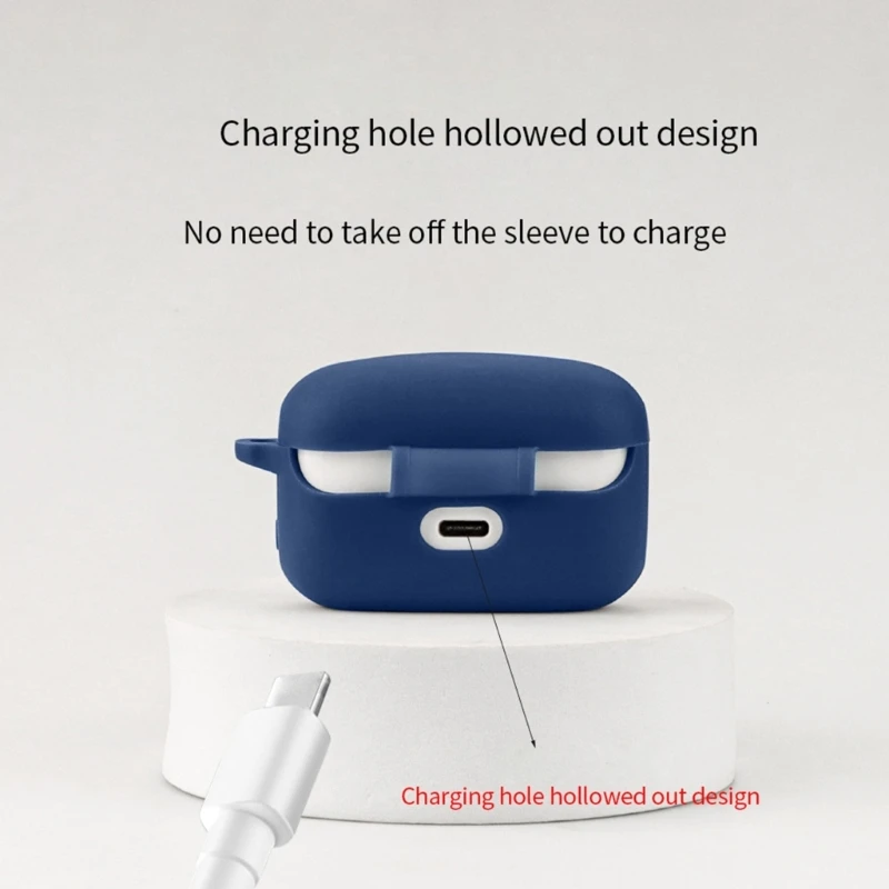 Caja para auriculares, almacenamiento para auriculares, soporte para auriculares con mosquetón, duradero, triangulación de