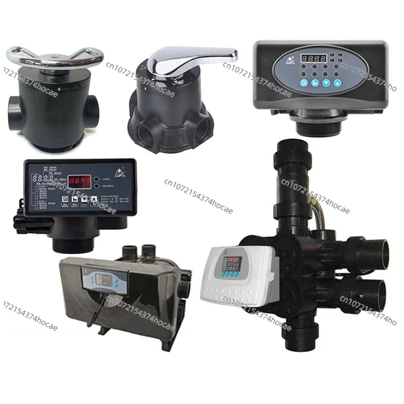 Multi-port Control Valve, Manual & Automatic, Filtration & Softening, Top Mount / Side Mount Sand-Carbon Resin Filter Vessels