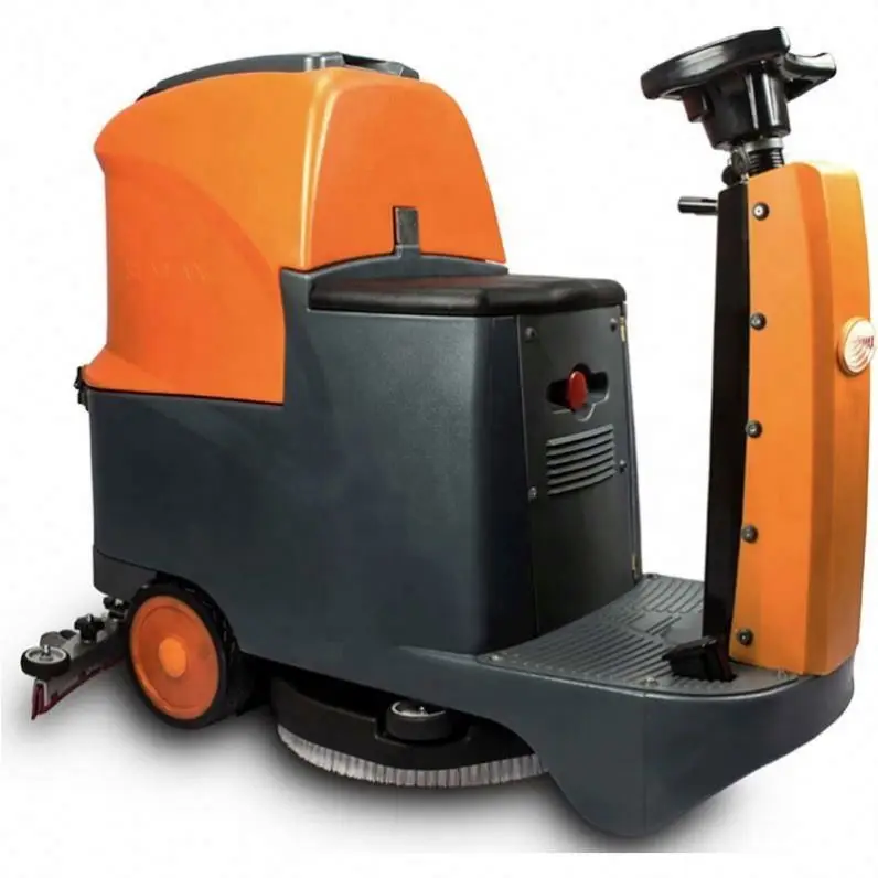 ZZH  Cheap Ride On Airport Auto Floor Scrubber Machine With 400W Propelling Power And High Quality