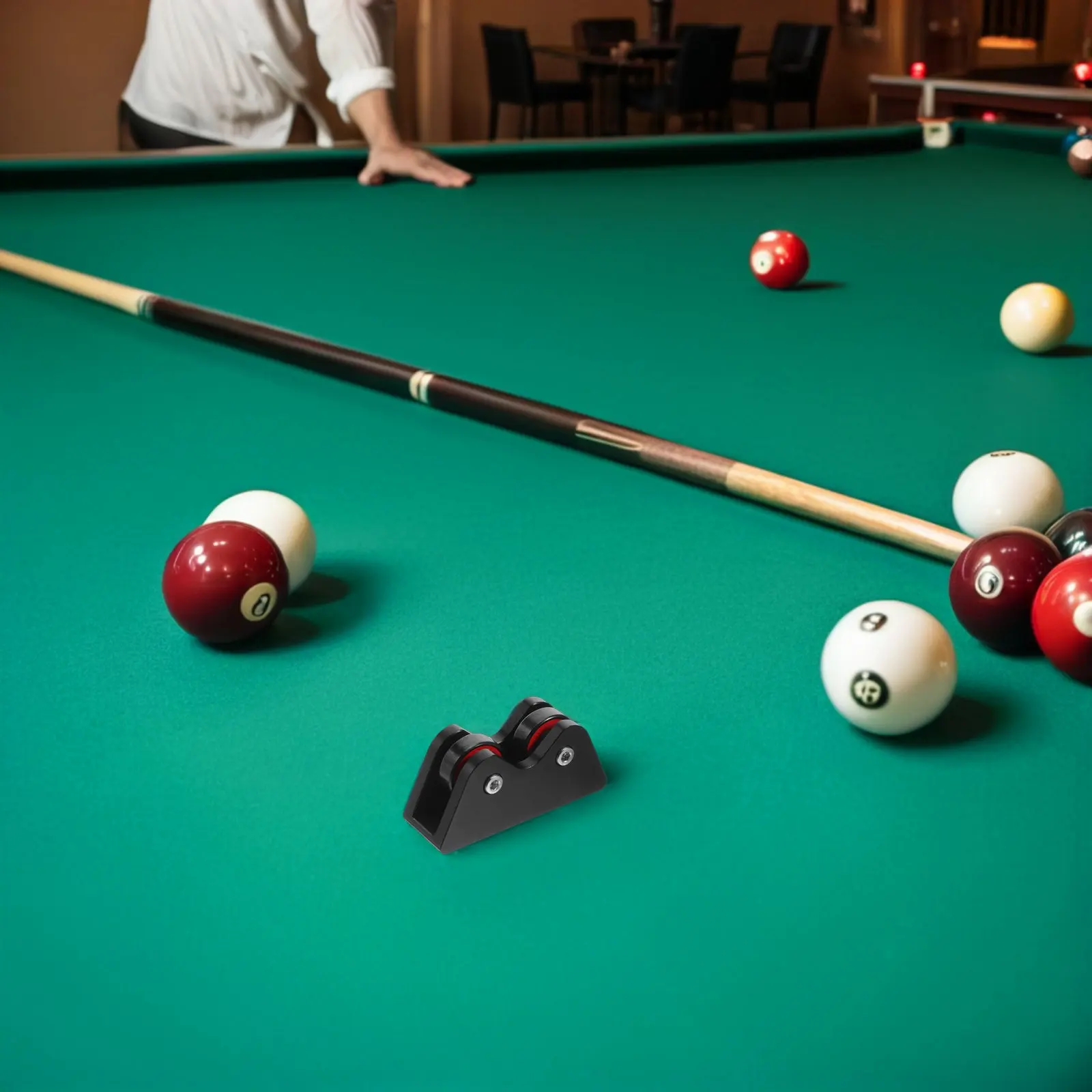 

1Pair Pool Cue Straightness Inspect Tool Portable Billiard Roller Cue Maintenance Training Accessories Snooker Accessories