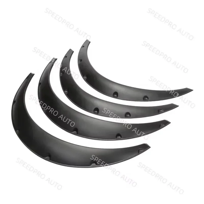 For T0yota Celica Car Fender Flares Splash Protector Protective Guards Mudflaps Extra Flexible Wide Body kit Wheel Arches Black - view 2