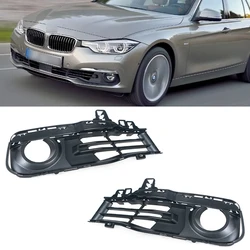 Fog Light Trim Griill For BMW 3 Series F30F31 340i 2016-2018 Fog Light Frame Fog Light Cover Strip Car Front Bumper Accessories