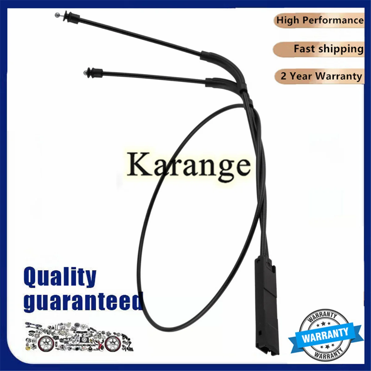 2538800159 253-880-01-59 A-253-880-01-59 New Front Engine Hood Bonnet Release Cable For 2016-2020 GLC300 GLC43 AMG GLC63 AMG