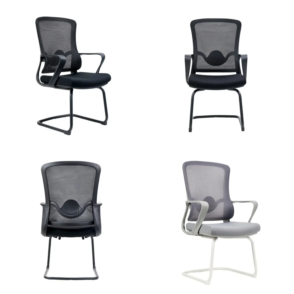 Wholesale Mesh Black Conference Office Chair With Fixed Armrest for Meeting Room Use for Dell for HP for Lenovo for Cisco for