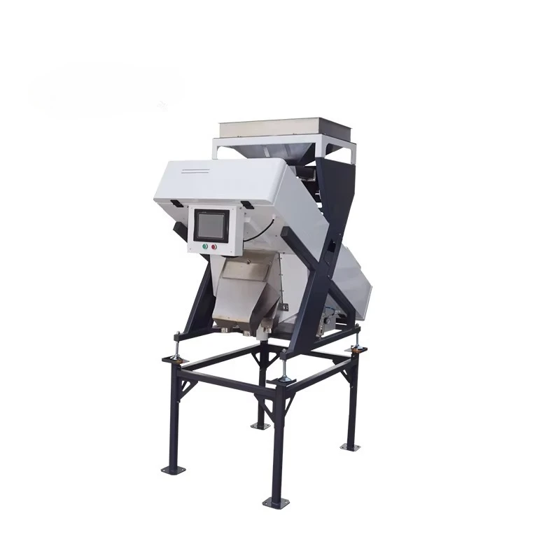 FOODLINE Customized CCD Rice Sorting Machine Mini Coffee Color Sorter Machine Grain Plastic Coffee Beans Ejector Color Sorter