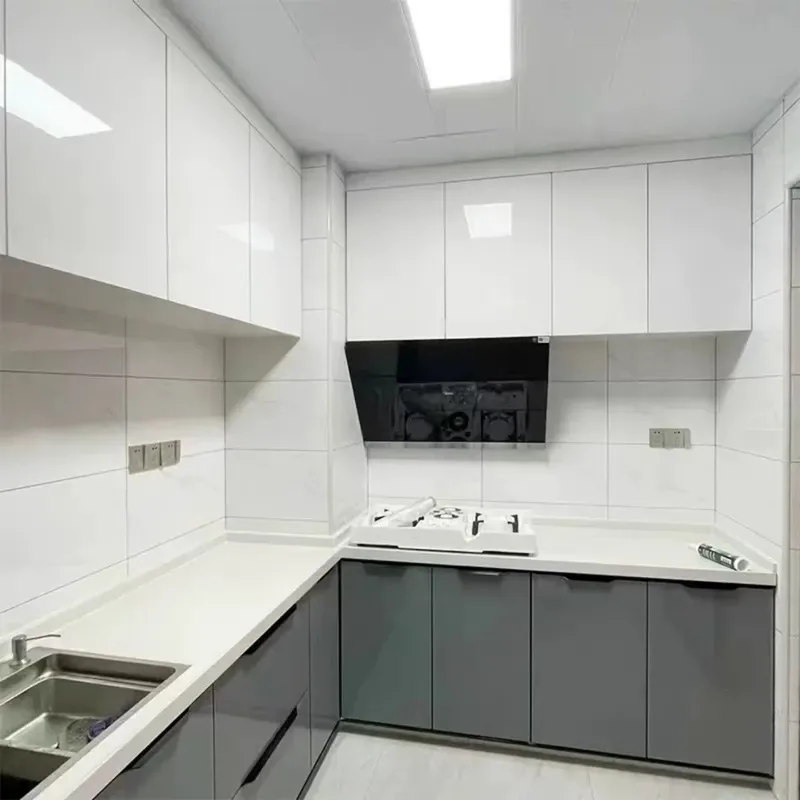 PET high-gloss door panel custom-made skin-sensitive wardrobe door Ousong board cabinet door custom shoe cabinet wine cabinet