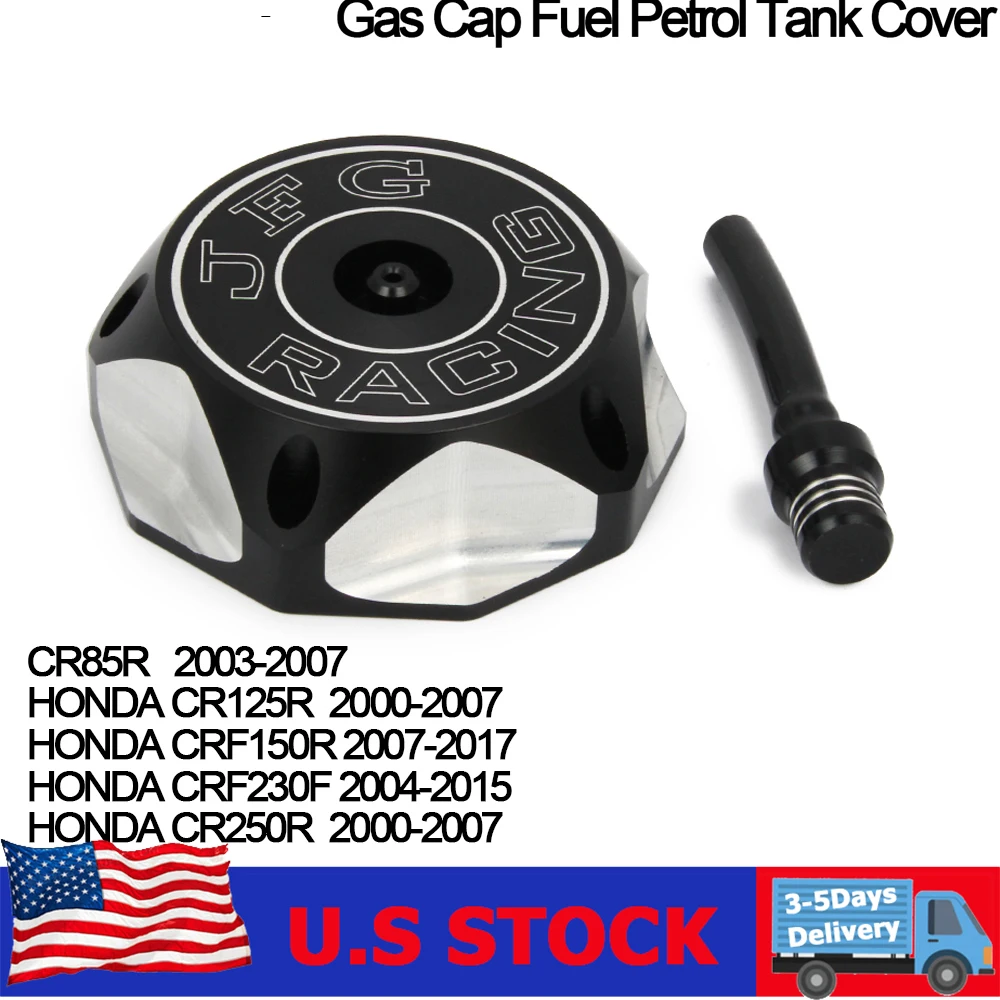 

Motorcycles Gas Fuel Tank Cover Cap Aluminum CNC For HONDA CR85R 03-07 CR125R CR250R CRF150R 03-07 CRF230F XR 50R 70R 80R 100R