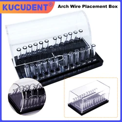 Dental Acrylic Organizer Holder Ortho ArchWires Round/Rectangular Arch Wires Holder Case For Placing Wires Dentist Storage Box