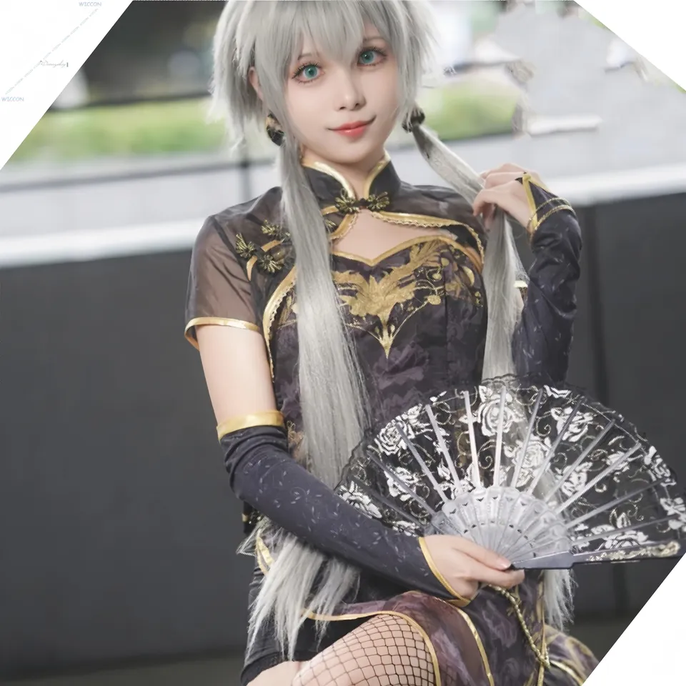Dunayskiy/Luo Tianyi Canary Cheongsam Cosplay Costume Virtual Idol