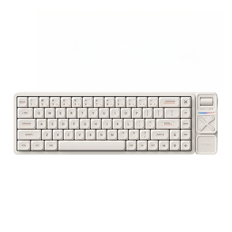 Mg65 Gaming Mechanical Keyboard 68 Keys Tri-Mode Le-Tray Low  Dwarf Axis Switch Rgb Wireless Keyboard Accessoriestablets Laptops