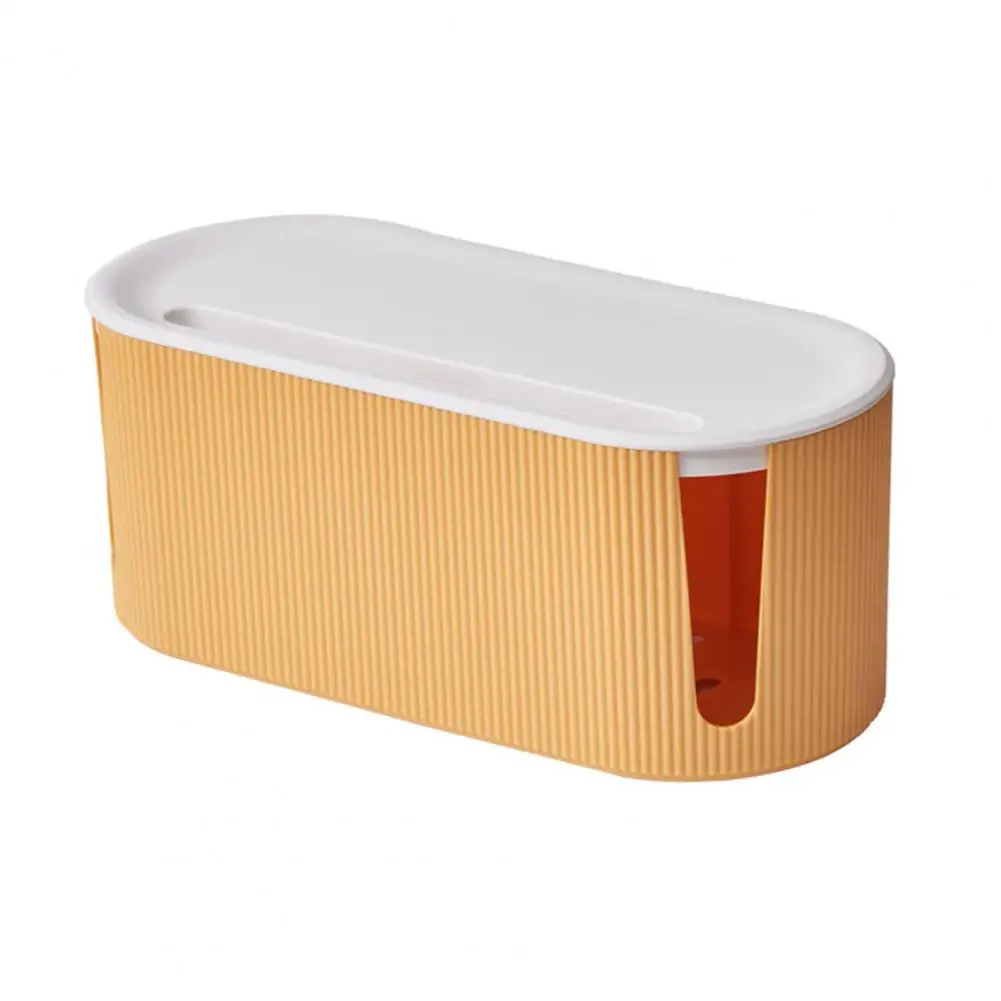 Hard Cable Management Box Dust-proof Wire Management Power Strip Storage Box for Charging Cable Cable Storage Box