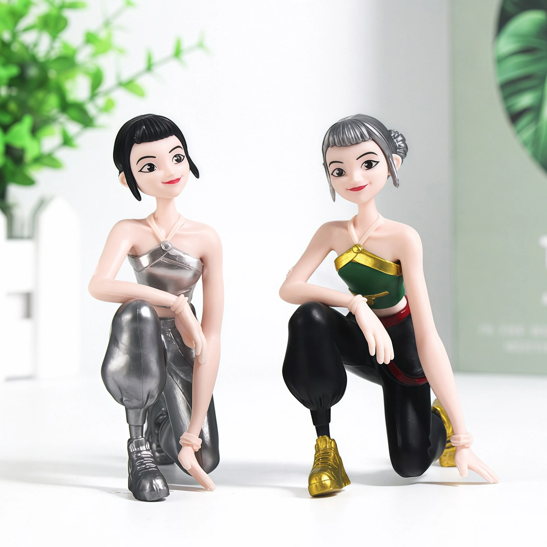 6個/セット Kpop デーモンチーム フィギュア おもちゃ 漫画アクションフィギュア PVC デスクトップデコレーションモデル ドールおもちゃ ファンギフト