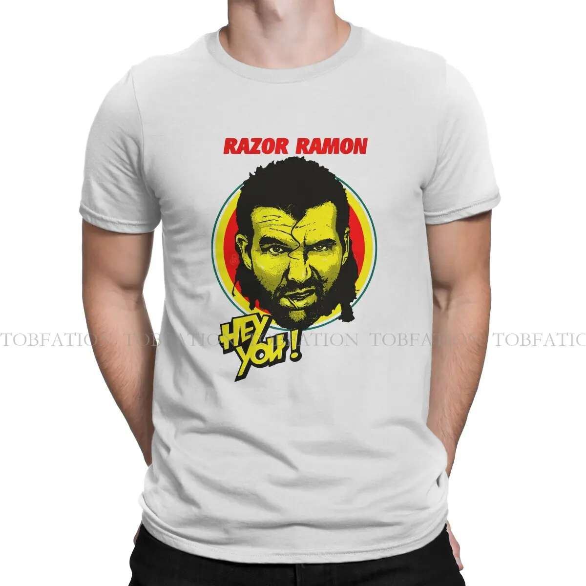 Razor Ramon Pure Cotton TShirt Hey You Elegant T Shirt Homme Men Clothes Printing