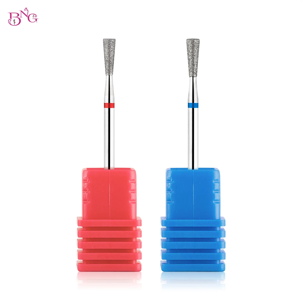 

BNG Inverted Cone Russian Cuticle Bit 2.7*8.2mm Diamond Nail Drill Bits Electric Manicure Drill Rotary Burr Nails Accessories