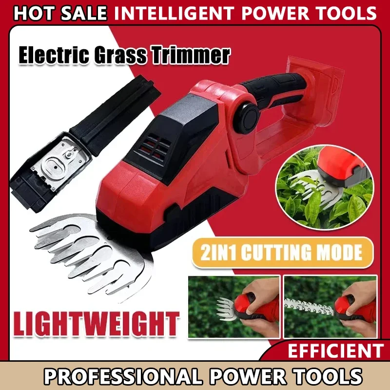 لميلووكي اللاسلكي أداة تشذيب التحوط 2 في 1 الكهربائية العشب الانتهازي بوش المتقلب العشب المقصات يده حديقة أداة 18 فولت البطارية #1