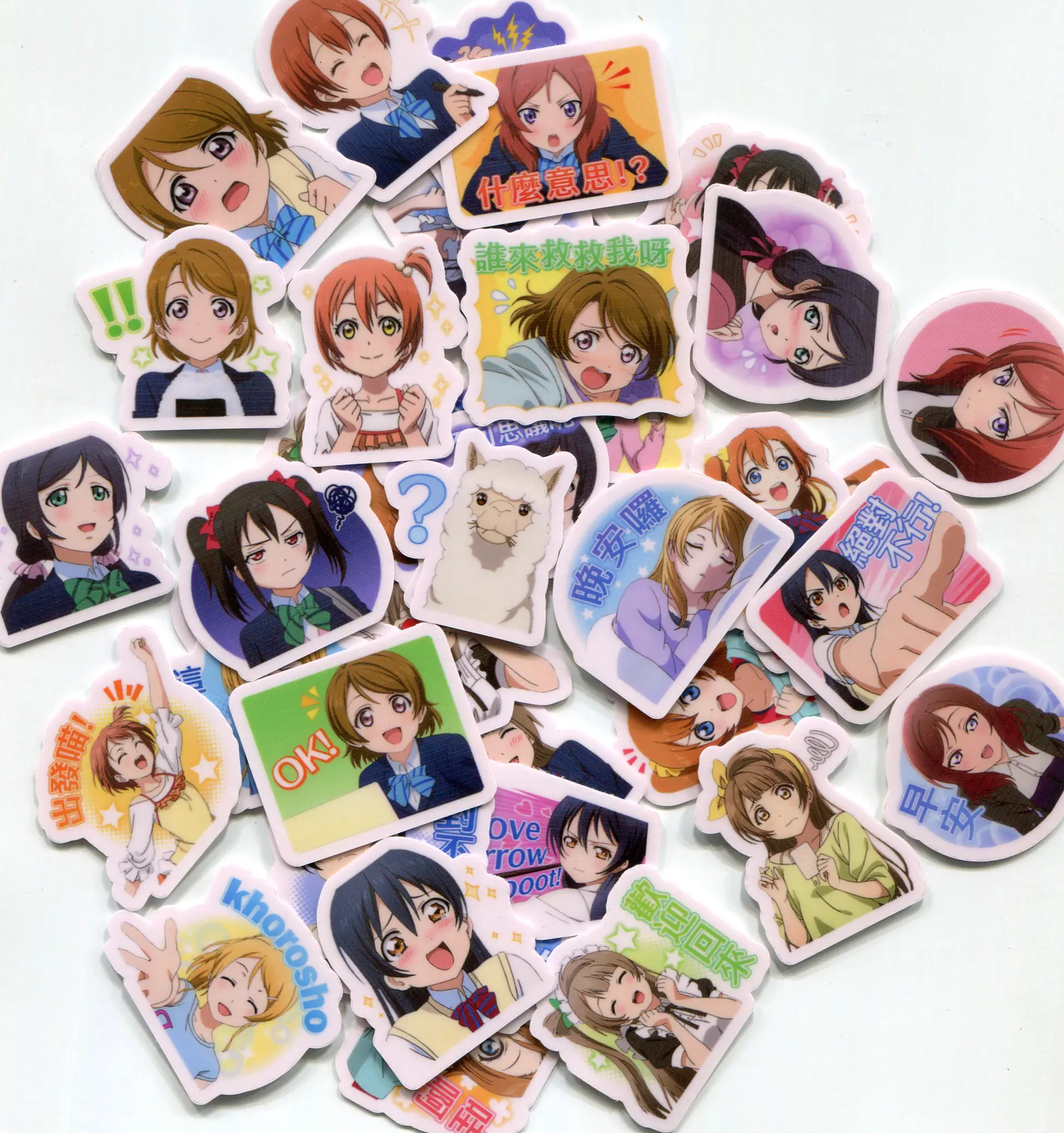 40 TV Love Live! Adesivo carino fai da te da 2-3 cm