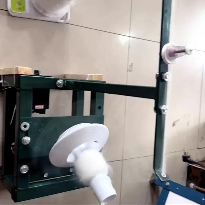 60W Electric Speed-Adjustable Yarn Winder - Fully Automatic Coral Fleece Ball Winder & Cable Organizer