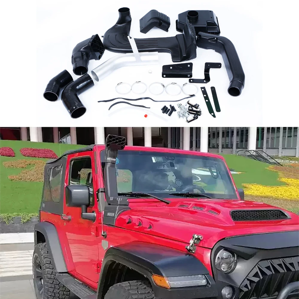 Off-road 4x4 Air Intake Snorkel Kits Fit For Jeep Wrangler JK 2007-2017（Petrol Car） ABS Modified Accessories