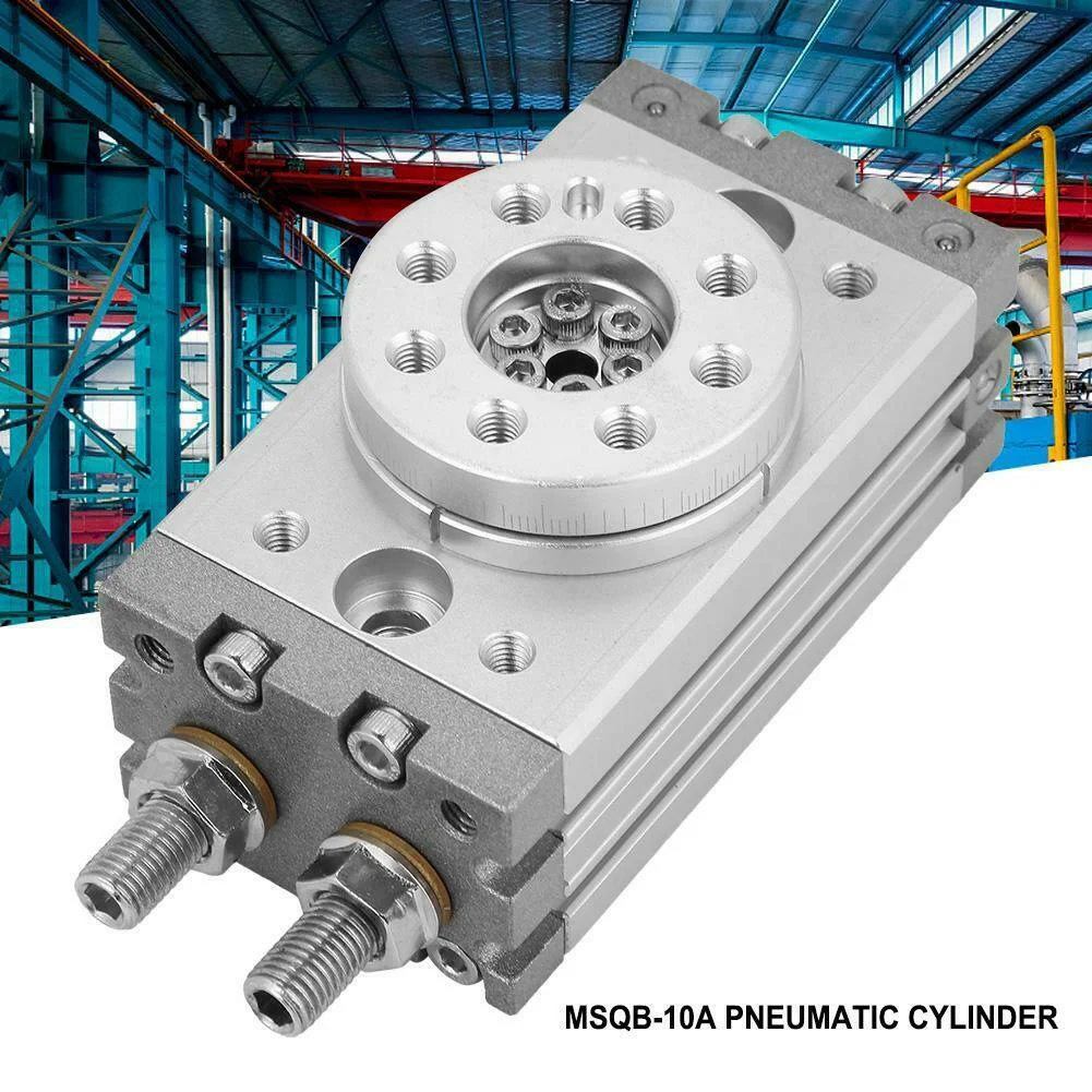 Feb.SMC MSQB-10A 180 Degree Adjustment Type 15Mm Rotary Pneumatic Cylinder 0-60°C