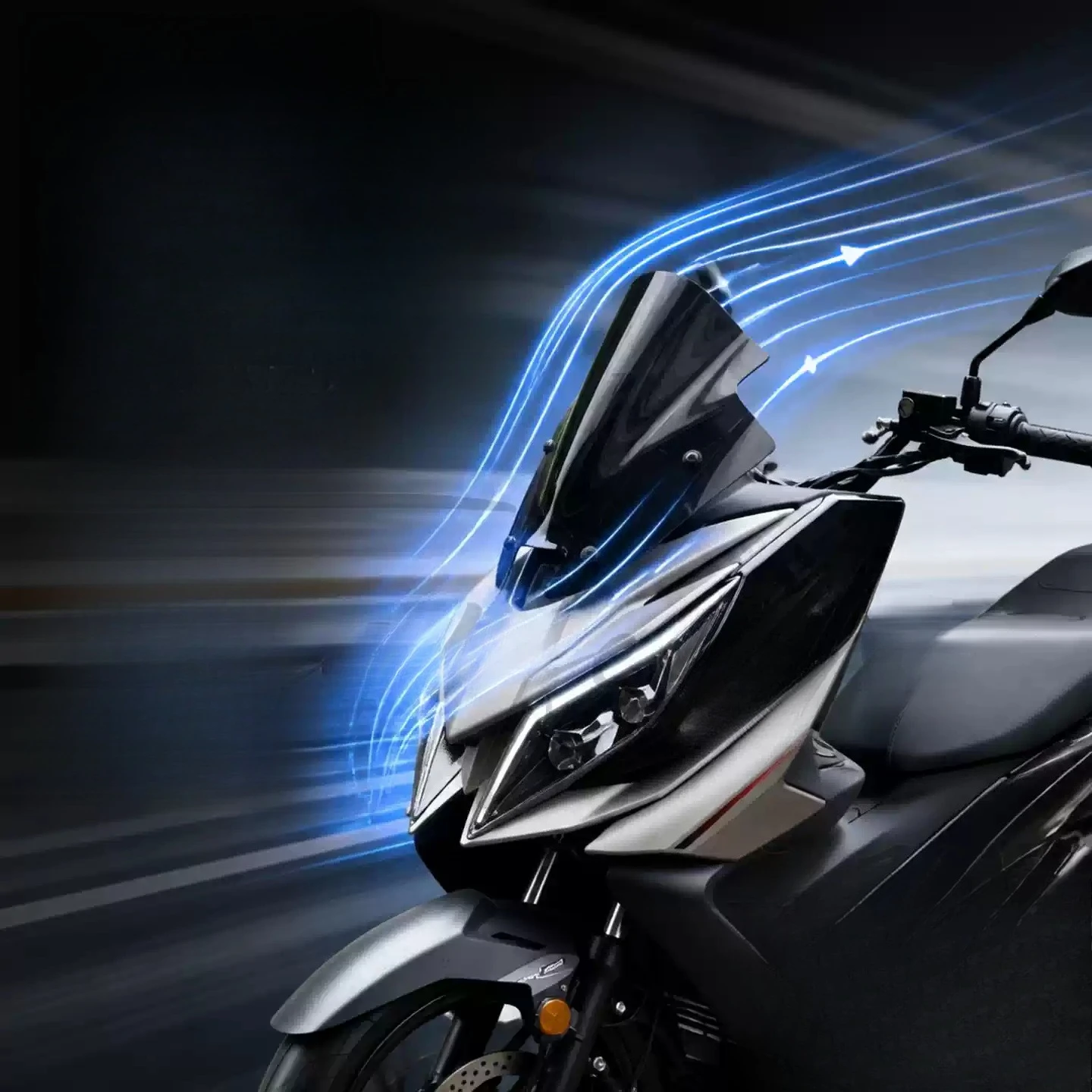 For ZONTES 150V Motorcycle Modified Windshield Wind Deflector Heightened Windshield Durable Front Glass Accessories Parts