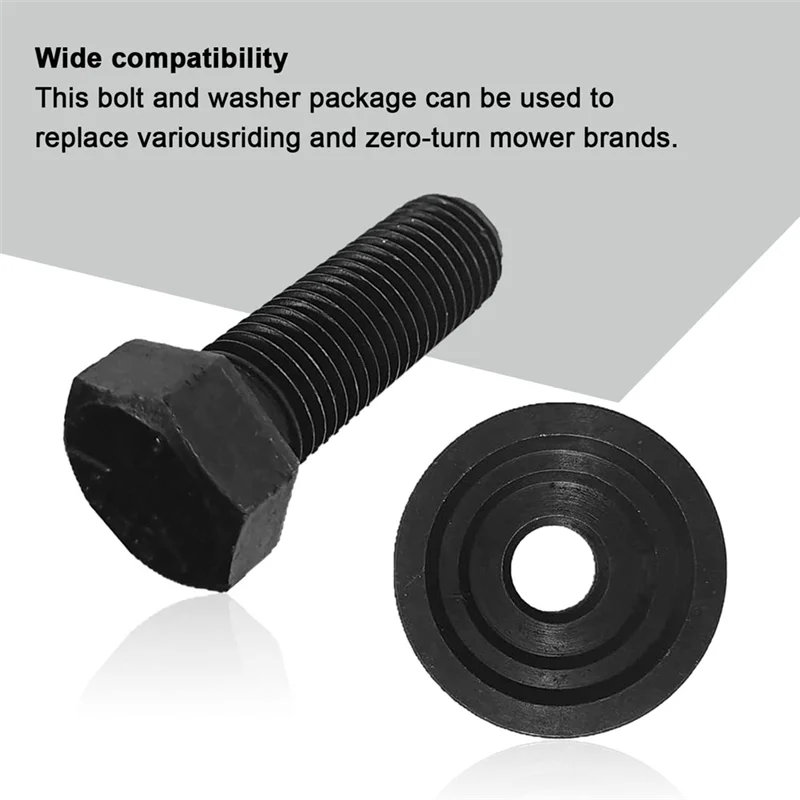 

A76K Lawn Mower Parts 4Pcs Blade Bolt & Washer For Husqvarna Craftsman Mower/Tractor Blade Bolt With Cupped Washer 532193003