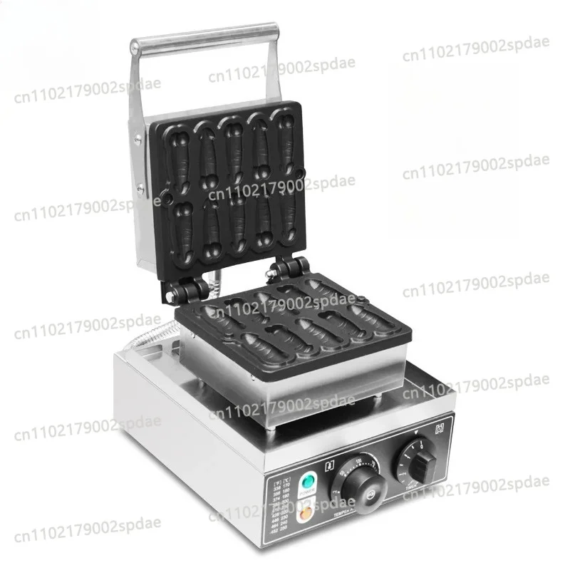 Mini Electric Non-Stick Waffle Machine Stable Commercial Heating Design For Snack Baking Processing