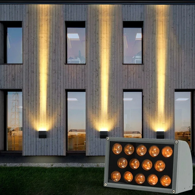 AC85-260V floodlight  Waterproof IP65 Outdoor led spotlight 18W Led Spot Light lighting Hotel Gate Facade Illumination Engineeri