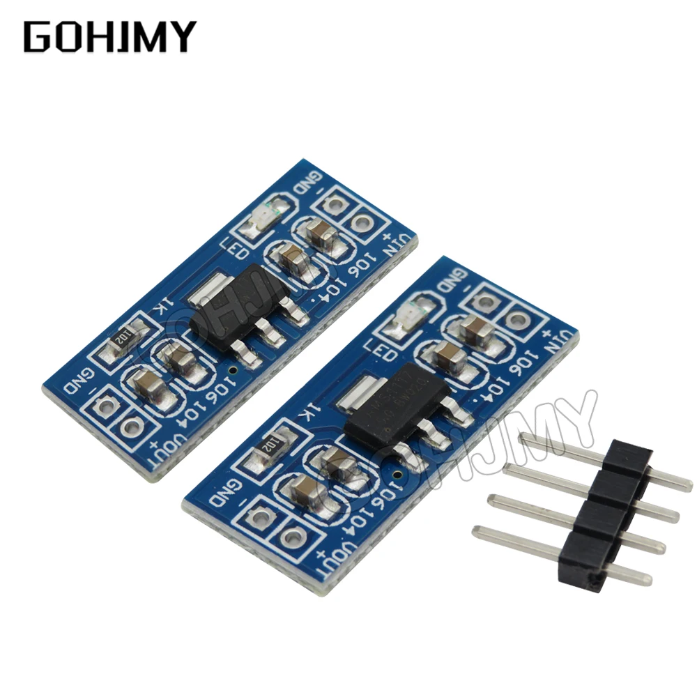 AMS1117 LM1117 4.5V-7V To 3.3V 5.0V SMD DC-DC Step Down Buck Converter Power Supply Module DC-DC For Arduino Bluetooth