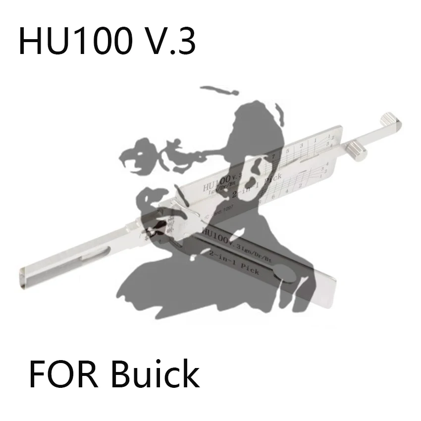 

Инструмент для слесарных работ Lishi 2-в-1 HU100 (8-гранцевый) для Buick Allure 2010–2012 гг./ Encore 2013–2018 гг./ LaCrosse 2010–2016 гг.