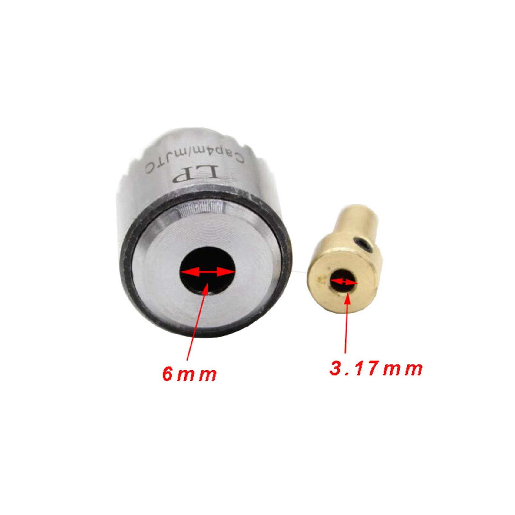 ABJN-8X Hot Electric Drill Grinding Mini Drill Chuck Key Keyless Drill Chucks 0.3-4Mm With 3.17Mm Shaft Connecting Rod