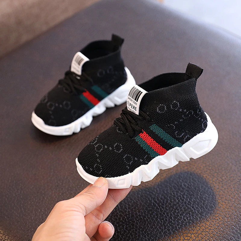 Kid Baby First Walkers Shoes 2022 Spring Infant Toddler Shoes Girls Boy Casual Mesh Shoes Soft Bottom Comfortable Non-slip Shoes