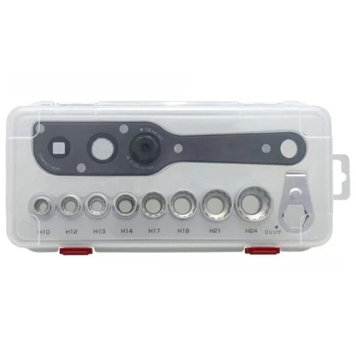 مفتاح ربط السقاطة ANEX AOA-19 مفتاح ربط ذو مساحة ضيقة، مفتاح مقبس البرقوق الكهربائي ثنائي الاستخدام