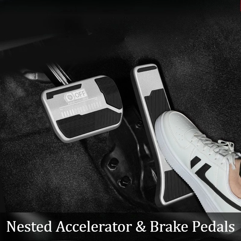 Für Mazda 6e Brems- und Gaspedalabdeckung Auto-Modifikationszubehör Innenraum Rutschfeste Pedalauflage Innenausstattung Zubehör