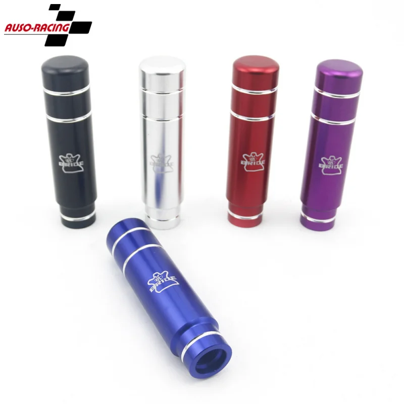 

Cross-border hot selling13cmAluminum Gear Shift Knob Shift Lever Head Foreign Trade Universal Car Blue Baking Blue Handball