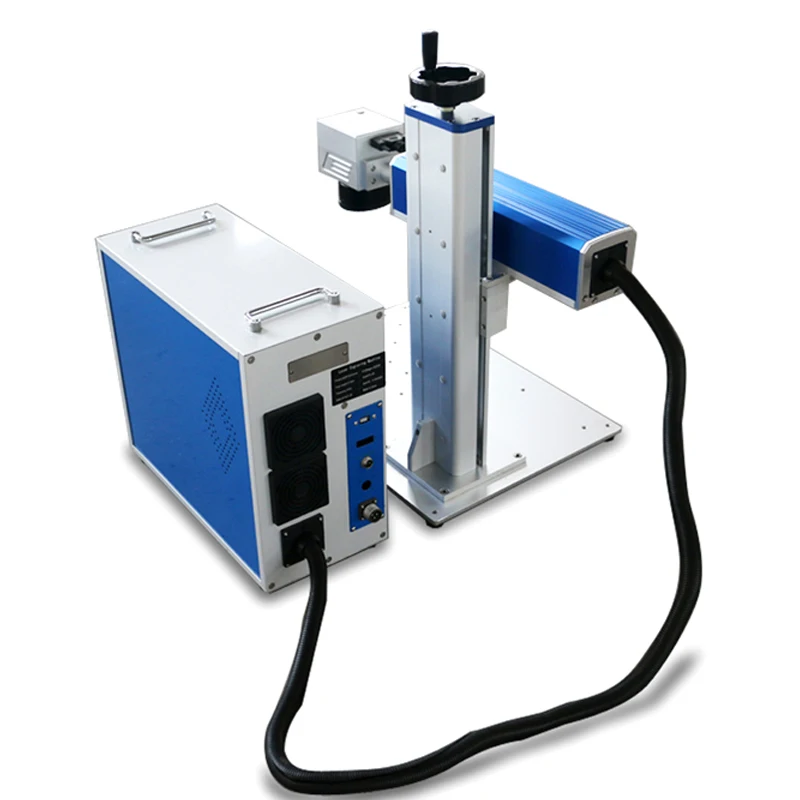 

Product Logo/Name Plate Cnc Laser Engraver Metal 20w 30w 50w Mini Portable Fiber Laser Marking Machine Laser Printer