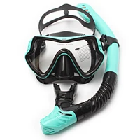 JSJM nueva máscara de buceo profesional con esnórquel, gafas de snorkel, gafas de buceo, juego de tubos de natación, máscara de snorkel para adultos Unisex