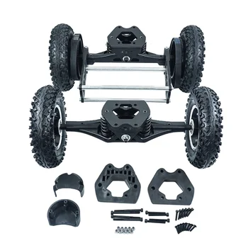 Ruote da montagna per terreni e due cinture per tavola fuoristrada fai da te/ruote da Skateboard ESK8 con camion camion da 16.5 