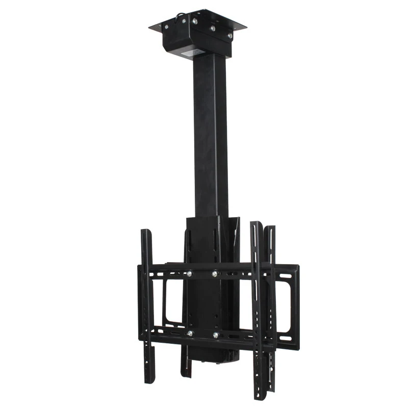 Dual Screen Electric TV Ceiling Mount  2 Screen Telescopic TV Bracket 32-65 Inch TV Automatic Lifting Mount