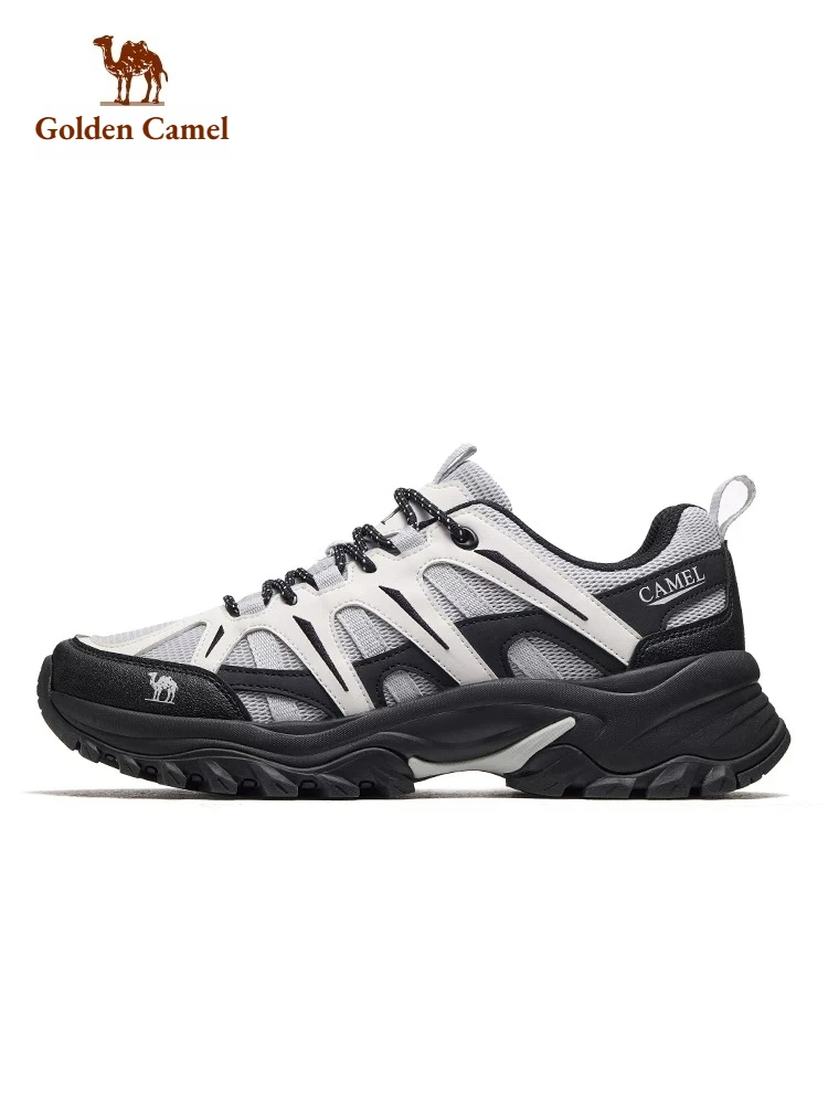 Golden Camel Men's Sports Shoes 2026 Summer Outdoor Fashion Casual Sneakers Low Top Thick Sole Non-slip Breathable Jogging Shoes