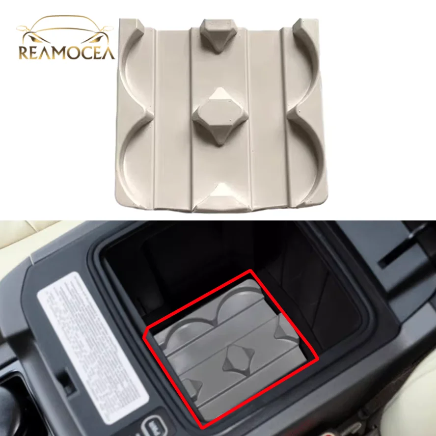 

Reamocea 1Pc Car Cooling Box Tray Holder Pad Armrest Box Mat Air Conditioning Holder For Toyota Prado LC120 LC150 885290G010